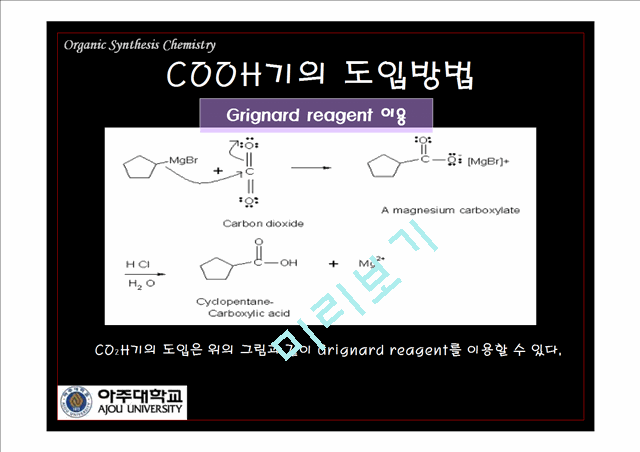 [ռ  Ʈ] Organic Synthesis Chemistry   (10 )